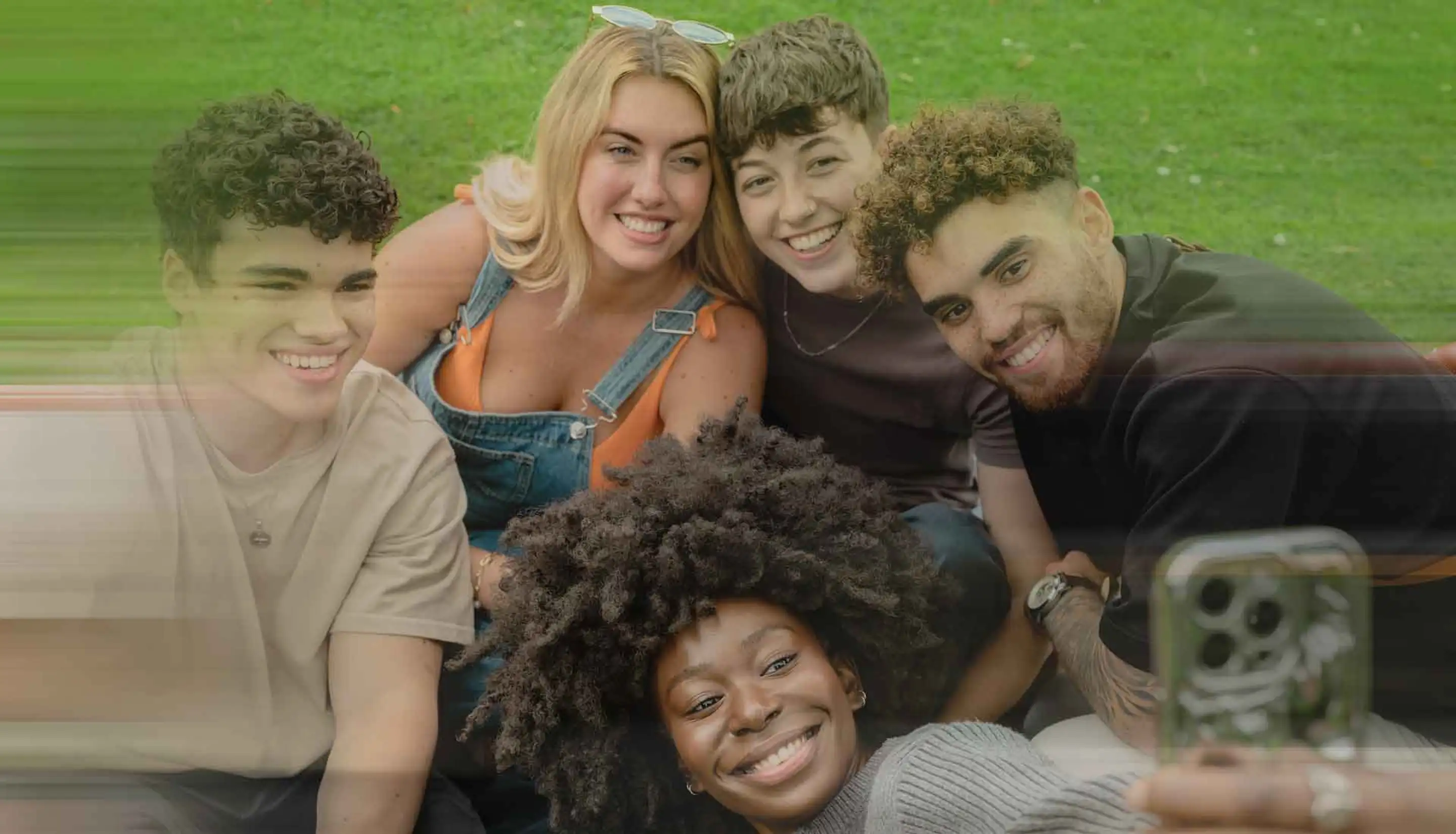 Students at Treforest Campus