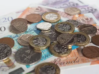 GBP coins and notes