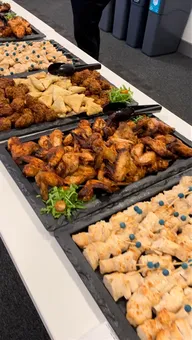 A variety of food served at the International Cultural Festival