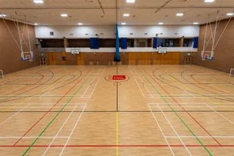 The FitZone sports hall