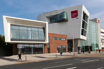 Exterior view of the University's Cardiff Campus.