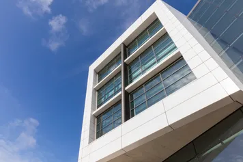 Abstract view of the University's Cardiff Campus.