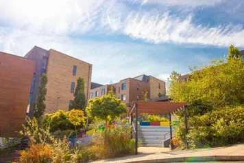 The University Acccommodation Hub, Pontypridd Campus.