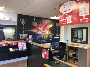inside of the usw printing and design shop