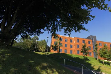outside view of Pontypridd Campus, Treforest halls of residence