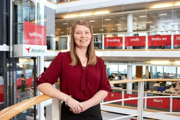 Network75 student Sarah Liddell posing for camera