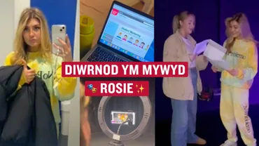 A collage of photos showing what student, Rosie, gets up to in a day as a university student.