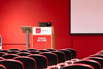 Conference podium