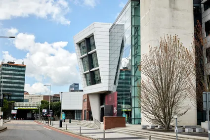 A view of Atrium building in Cardiff