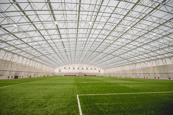 USW's indoor FIFA standard 3G football pitch at the Sport Park.