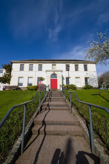The University's Ty Crawshays building at Treforest, Pontypridd.
