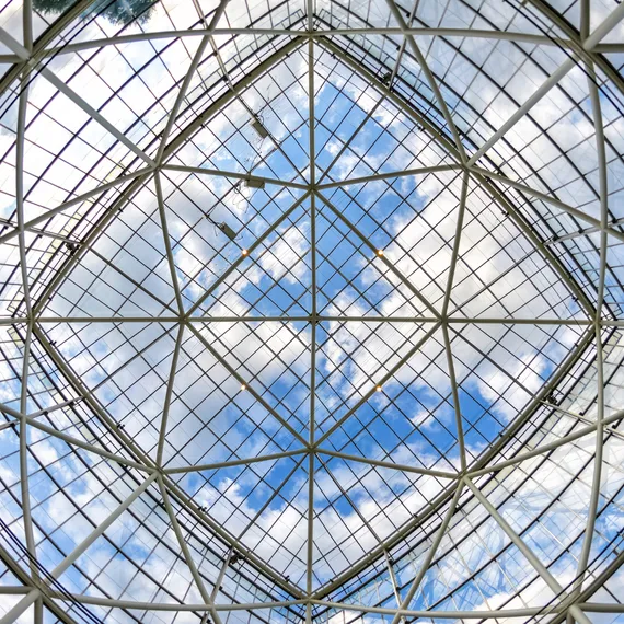 Glass ceiling