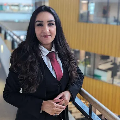Dr Zulfia Abawe, lecturer in Global Business, photographed in Newport Campus