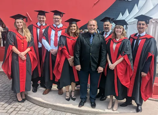 The first cohort of the MSc Leading Digital Transformation at Graduation