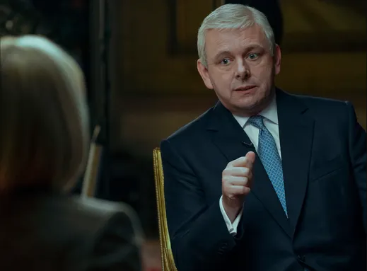 A still from A Very Royal Scandal, starring Michael Sheen