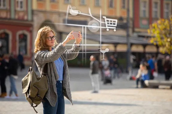An example of using augmented reality