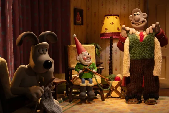 A still from Wallace & Gromit: Vengeance Most Fowl