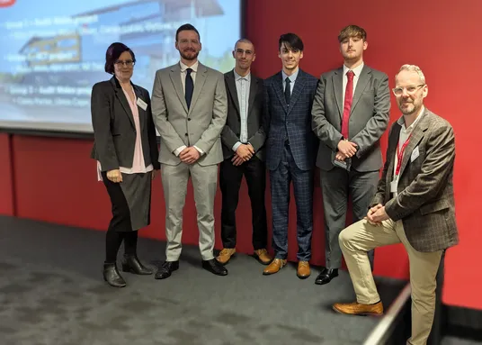 The winning Accounting and Finance audit challenge team
