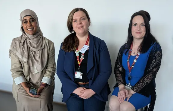 Dr Shehla Kahn, Dr Lauren Thomas a Dr Jayde Howard