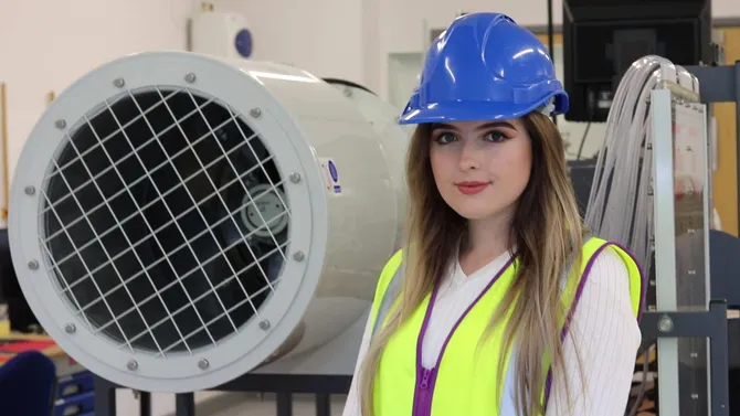 Network75 student Rebecca Mason posing for camera