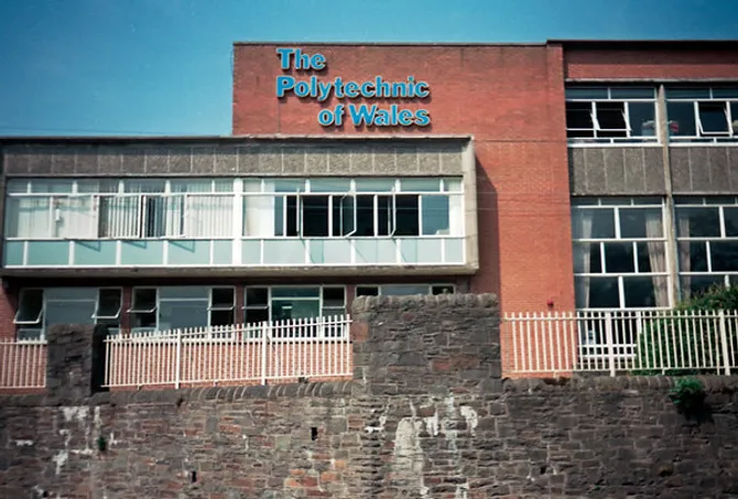 Glamorgan Polytechnic building in 1970