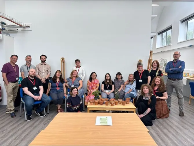 Group shot of the study skills team