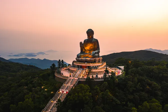 The big buddha in Hong Kong