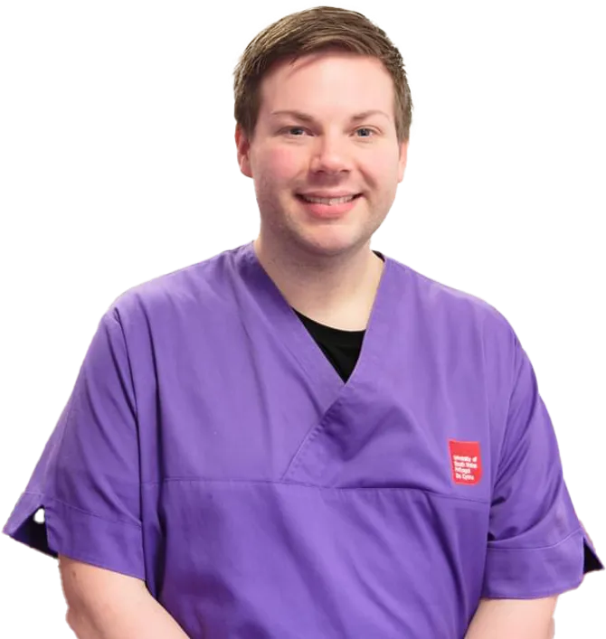 Cut out image of Nursing student Rhys Perry
