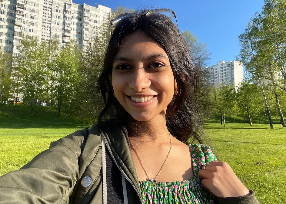 Advertising student Sanchari Mukhopadhyay