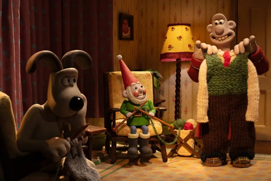 A still from Wallace & Gromit: Vengeance Most Fowl