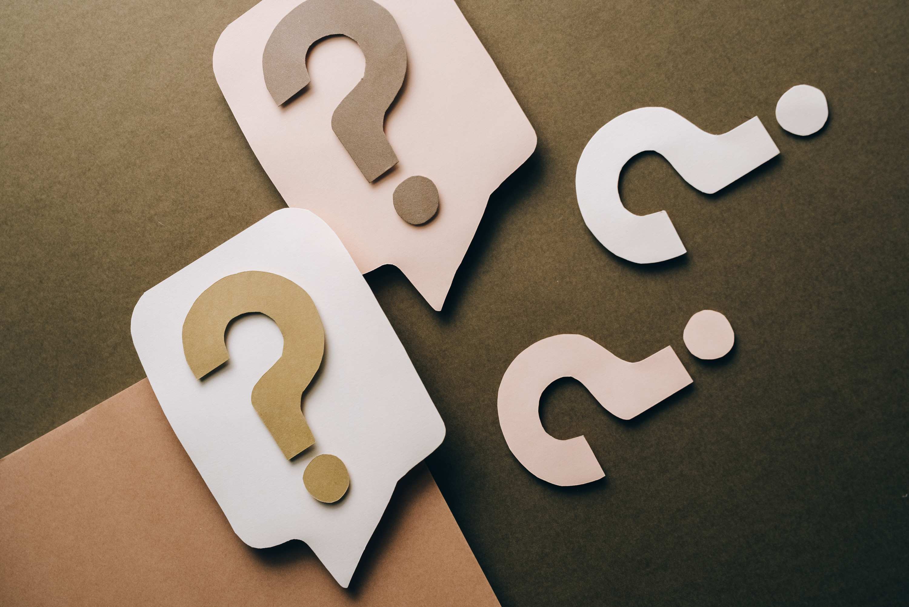 question marks
