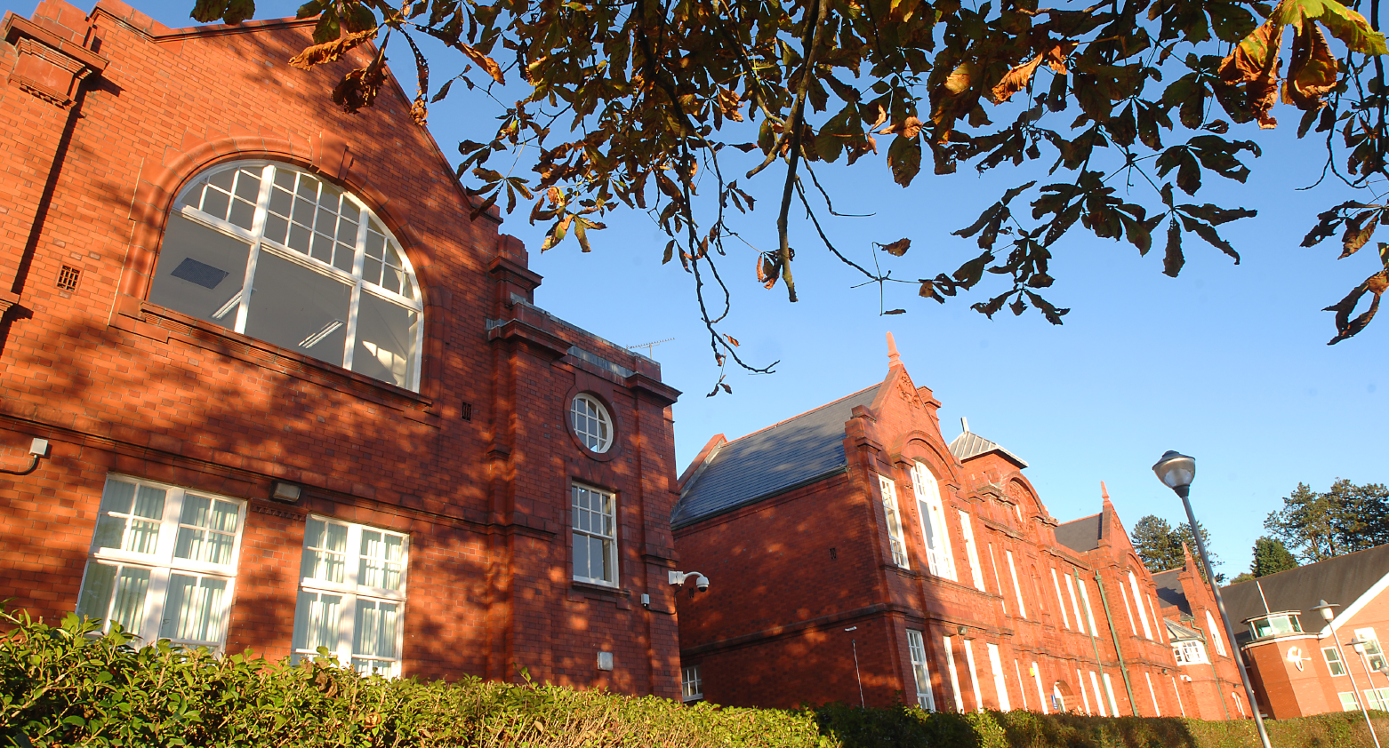 An exterior shot of Glyntaff campus.