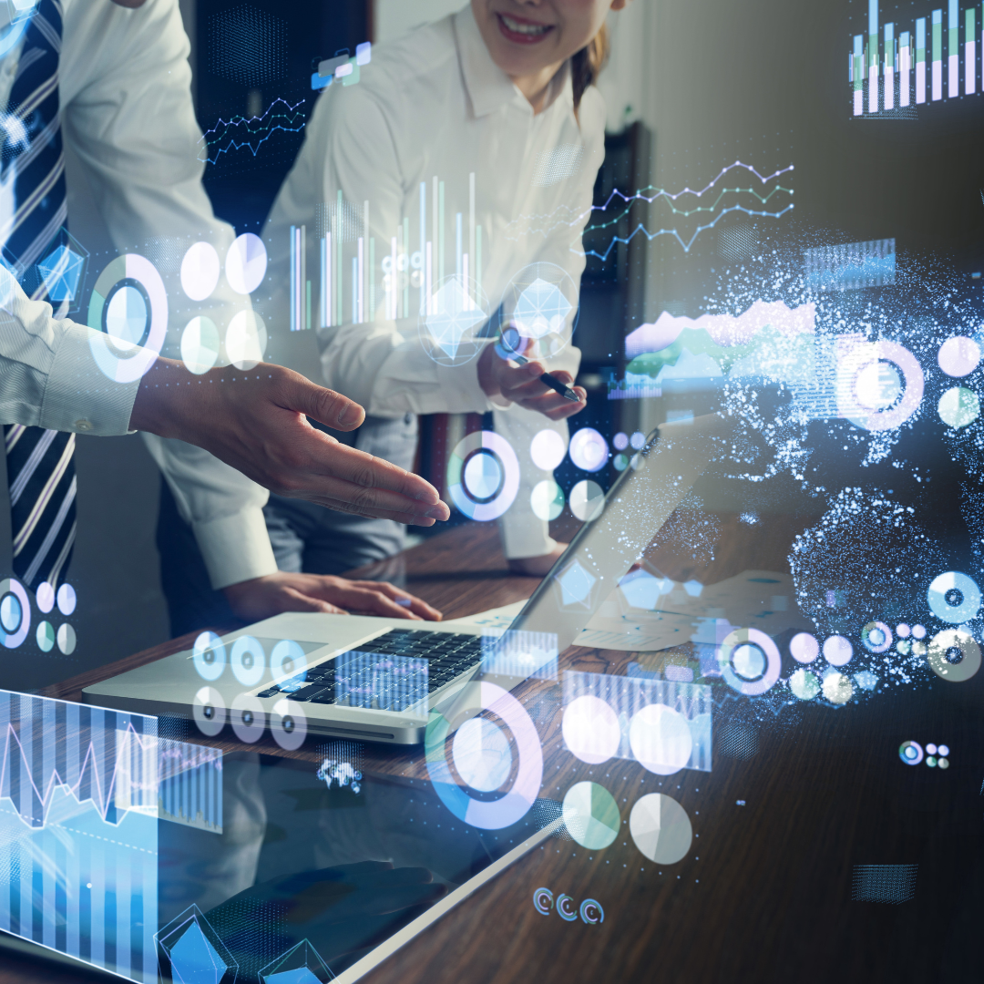 Woman working in fintech