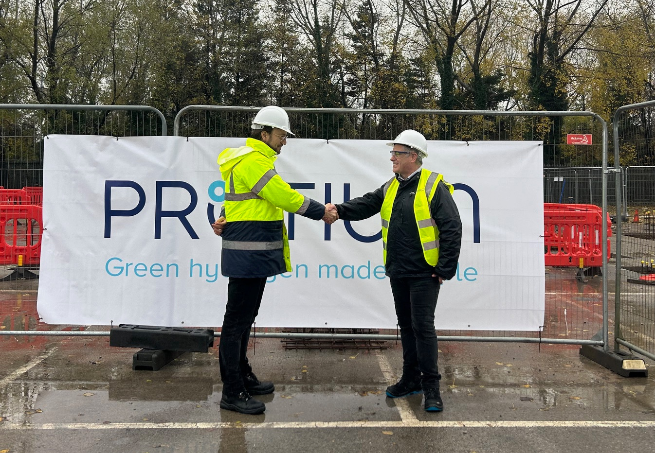 Christopher Jackson, CEO at Protium, and Jon Maddy, Director of the USW Hydrogen Centre